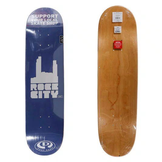 Shape Rock City X Drop Dead Logo Marfim Azul