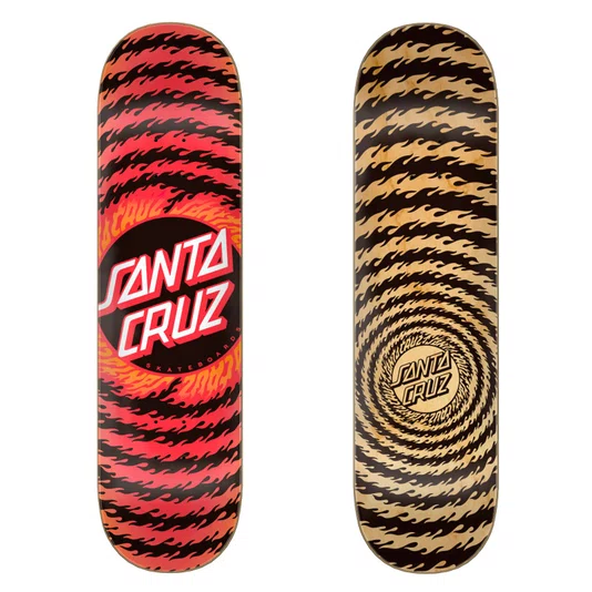 Shape Santa Cruz Powerlyte Flame Ringed Dot Vermelho/Preto