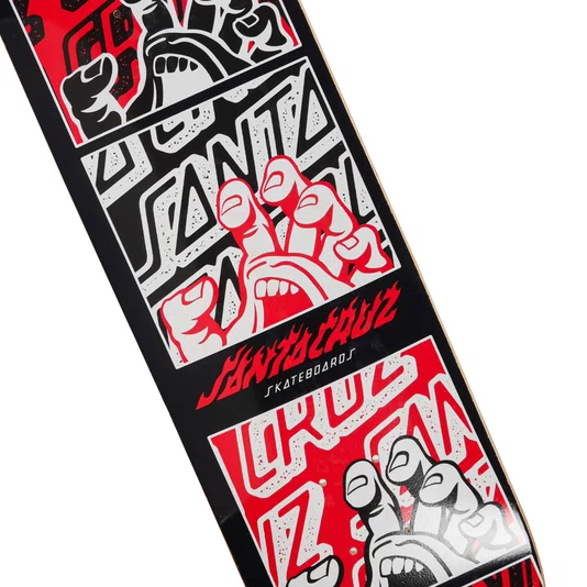 Shape Santa Cruz Powerlyte Handled Front Preto/Branco/Vermelho