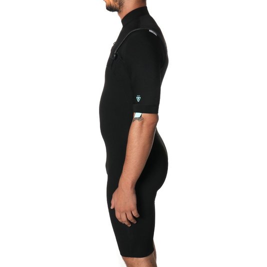 Short John Vissla Seas 2.2 MM Manga Curta Preto