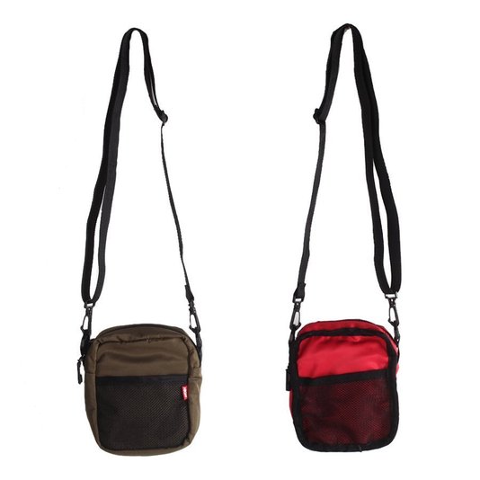 Shoulder Bag High Company Reversivel Dois Lados Verde Oliva