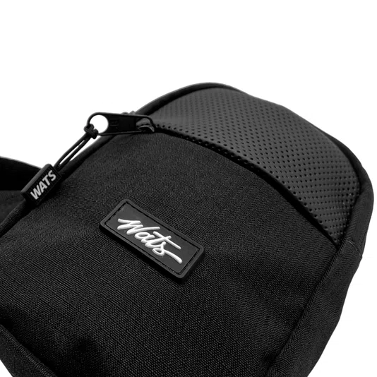 Shoulder Bag Wats Tag Pocket Preto