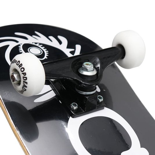 Skate Montado Child Invert Iniciante Preto/Branco
