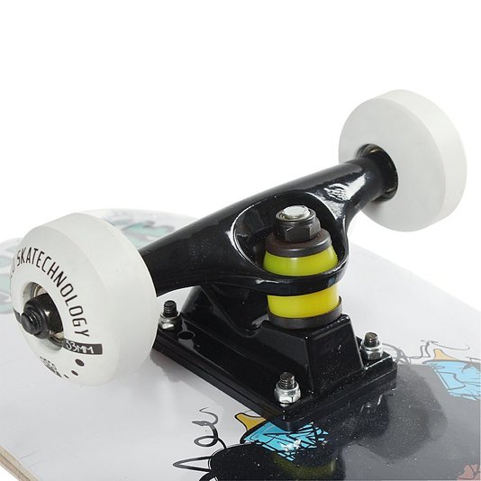 Skate Montado Cisco Infantil Baby Bottle Branco