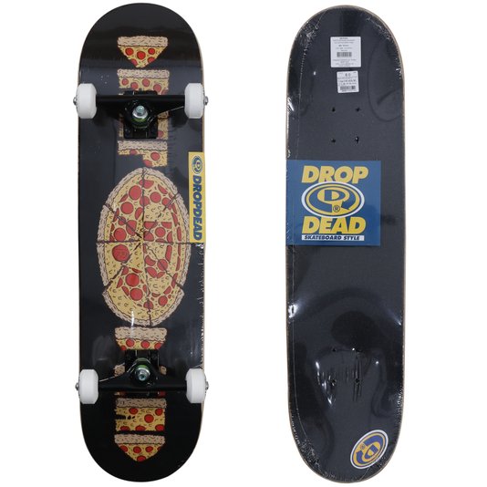 Skate Montado Collection Serie Pizza Iniciante Preto