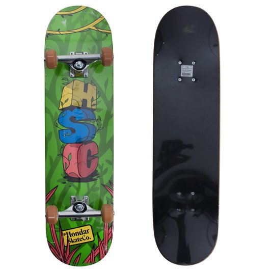 Skate Montado Hondar Jungle Verde/Marrom