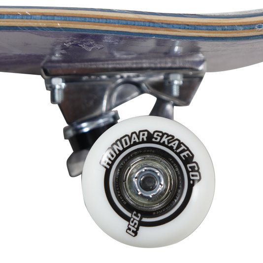 Skate Montado Hondar Portal Iniciante Roxo/Branco