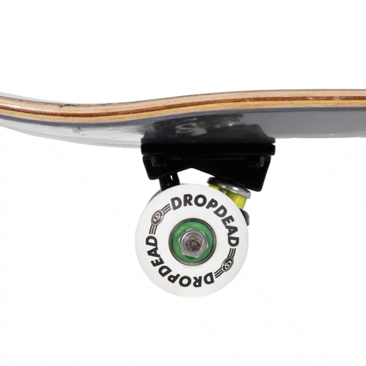 Skate Montado Rock City X Drop Dead Logo Iniciante Preto