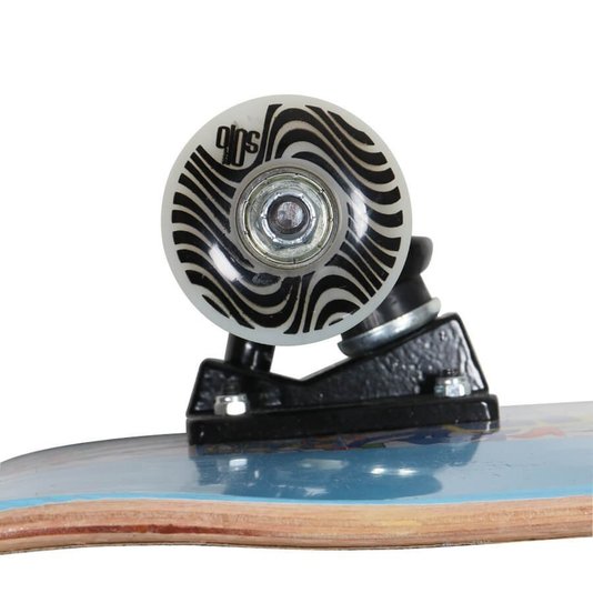 Skate Montado Solo Pro Serie Colagem III Azul