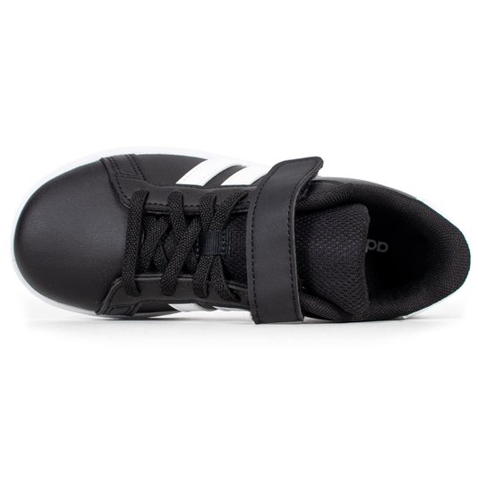 Tênis Adidas Grand Court 2.0 Infantil Preto/Branco
