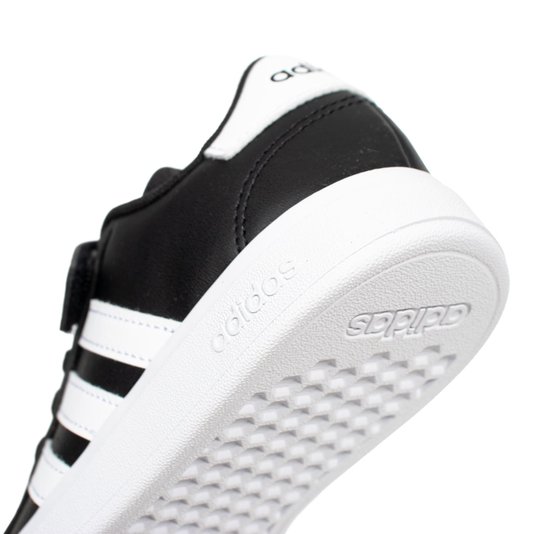 Tênis Adidas Grand Court 2.0 Infantil Preto/Branco