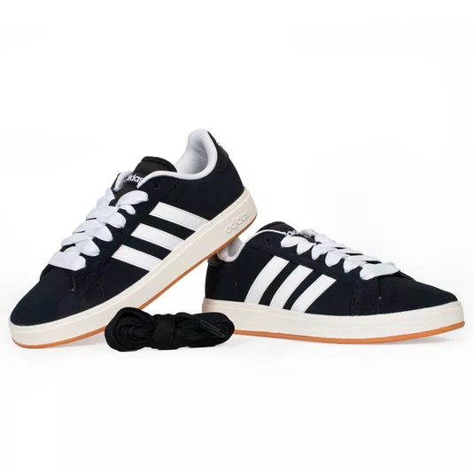 Tênis Adidas Grand Court Base 00s Preto/Branco