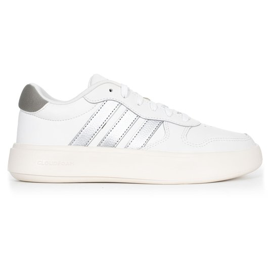 Tênis Adidas Litecourt Branco/Prata/Creme