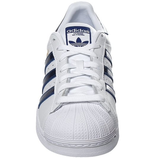 Tênis Adidas Superstar Branco/Azul