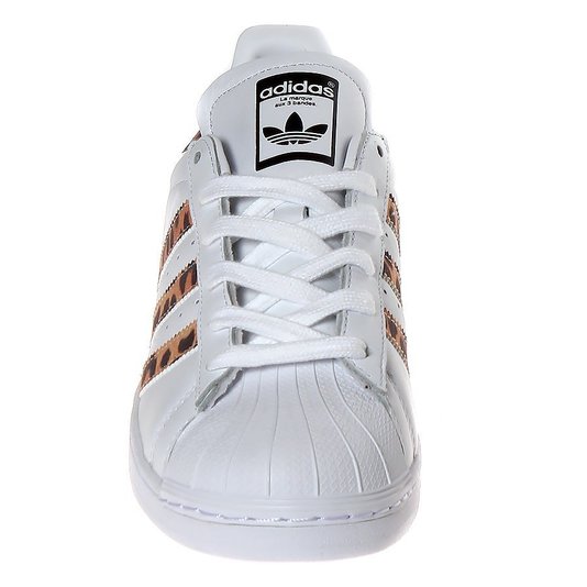 Tênis Adidas Superstar W Branco/Leopardo