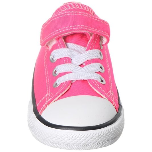 Tênis Converse Chuck Taylor All Star 1v Infantil Rosa Choque/Preto/Branco