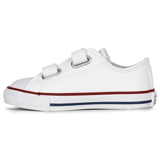 Tênis Converse Chuck Taylor All Star 2v Infantil Branco/Vermelho/Azul