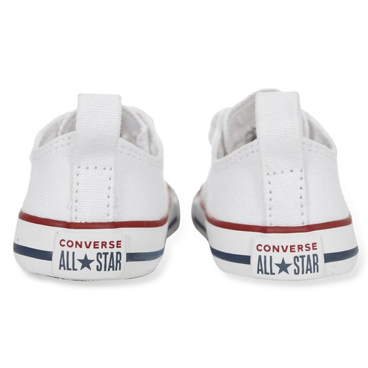 Tênis Converse Chuck Taylor All Star 2v Infantil Branco/Vermelho/Azul