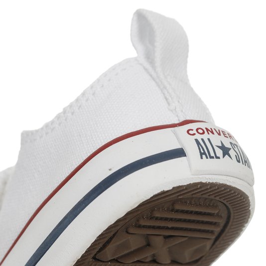 Tênis Converse Chuck Taylor All Star 2v Infantil Branco/Vermelho/Azul