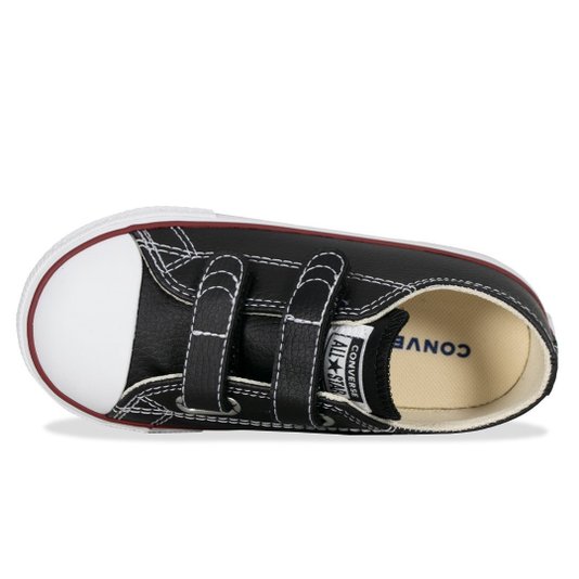 Tênis Converse Chuck Taylor All Star 2v Infantil Preto/Vermelho/Branco