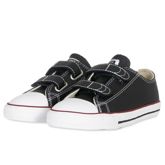 Tênis Converse Chuck Taylor All Star 2v Infantil Preto/Vermelho/Branco