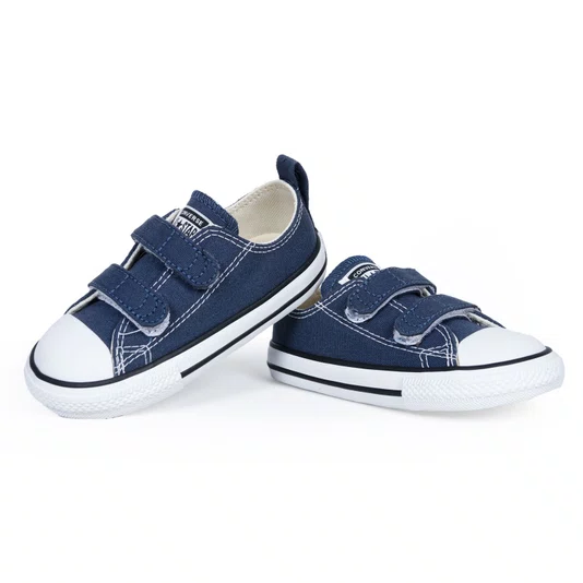 Tênis Converse Chuck Taylor All Star 2v Kids Azul Marinho/Branco