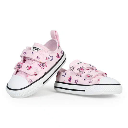 Tênis Converse Chuck Taylor All Star 2v Star Rosa/Branco