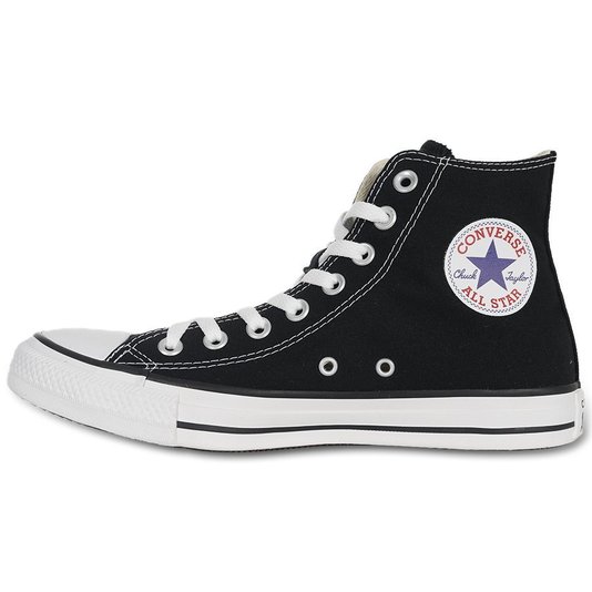 Tenis Converse Chuck Taylor All Star Hi Preto/Branco