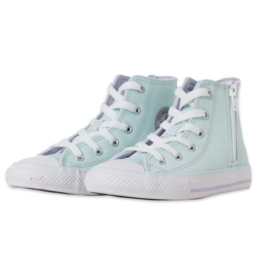 Tênis Converse Chuck Taylor All Star Juvenil Azul Claro