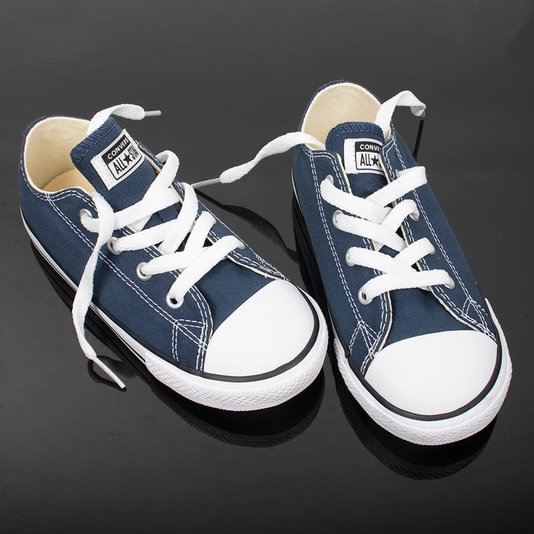 Tênis Converse Chuck Taylor All Star Infantil Azul Marinho/Preto/Branco