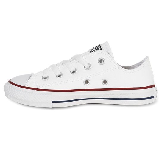 Tênis Converse Chuck Taylor All Star Juvenil Branco/Vermelho/Azul
