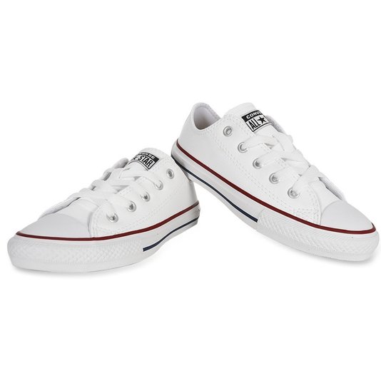 Tênis Converse Chuck Taylor All Star Juvenil Branco/Vermelho/Azul