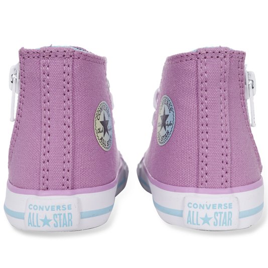 Tênis Converse Chuck Taylor All Star Infantil Lilás/Branco/Azul