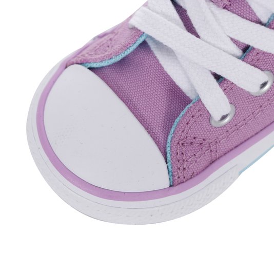 Tênis Converse Chuck Taylor All Star Infantil Lilás/Branco/Azul