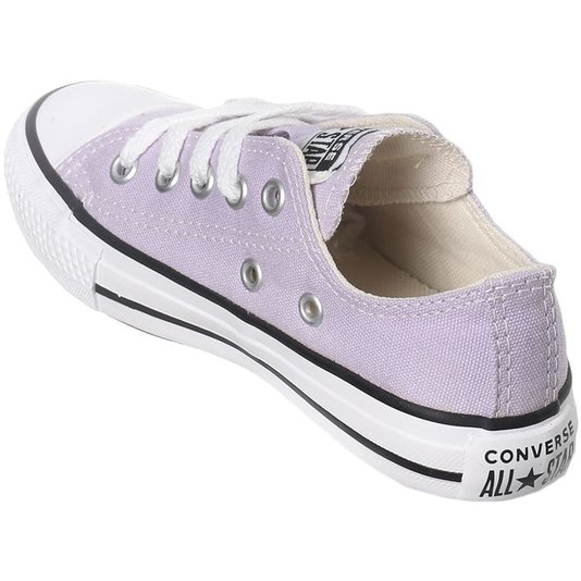Tênis Converse Chuck Taylor All Star Infantil Lilás/Preto/Branco