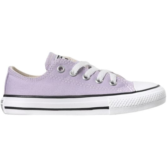 Tênis Converse Chuck Taylor All Star Infantil Lilás/Preto/Branco