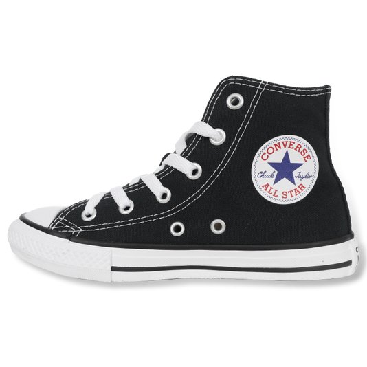 Tênis Converse Chuck Taylor All Star Juvenil Preto/Branco