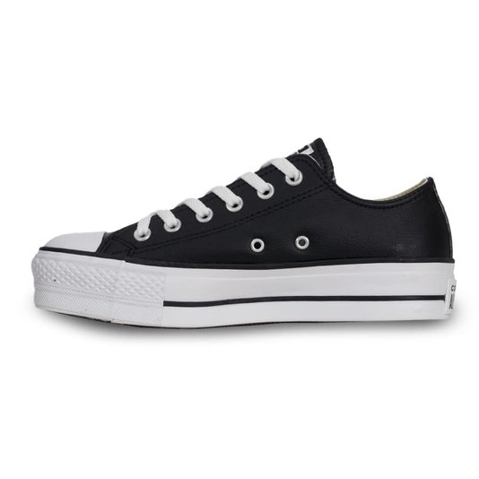 Tênis Converse Chuck Taylor All Star Lift Plataforma Preto/Branco