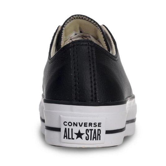 Tênis Converse Chuck Taylor All Star Lift Plataforma Preto/Branco
