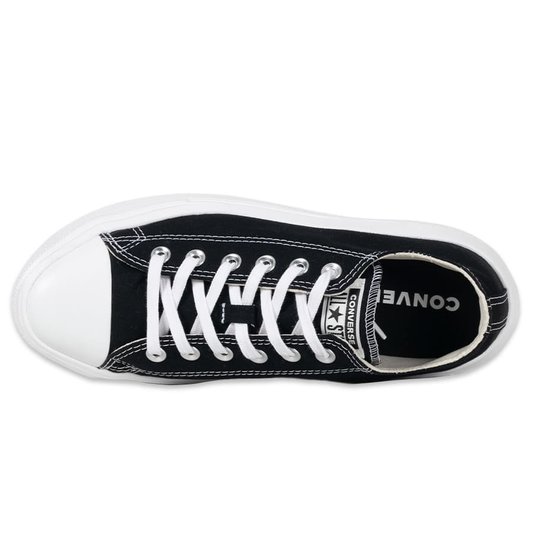Tênis Converse Chuck Taylor All Star Move Plataforma Preto/Branco
