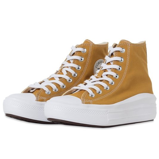 Tênis Converse Chuck Taylor All Star Move Seasonal Plataforma Caramelo