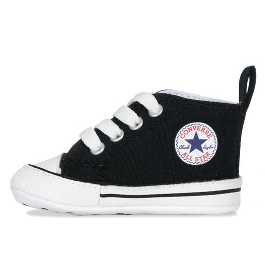 Tenis Converse Chuck Taylor All Star Infantil My First  Preto/Branco
