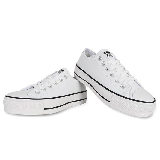 Tênis Converse Chuck Taylor All Star Plataforma Branco/Preto
