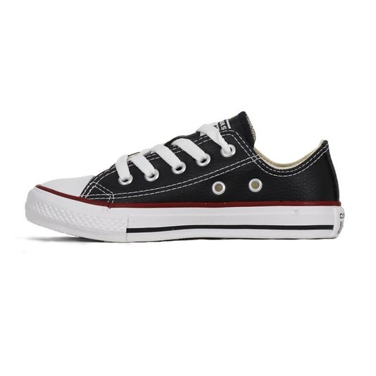 Tênis Converse Chuck Taylor All Star Juvenil Preto/Vermelho/Branco