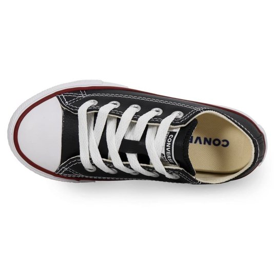 Tênis Converse Chuck Taylor All Star Juvenil Preto/Vermelho/Branco