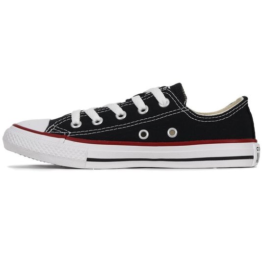 Tênis Converse Chuck Taylor All Star Juvenil Preto/Vermelho/Branco
