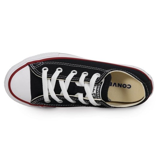 Tênis Converse Chuck Taylor All Star Juvenil Preto/Vermelho/Branco