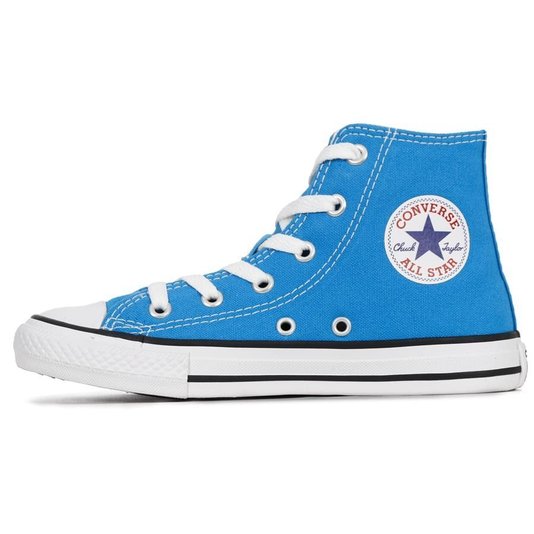 Tênis Converse Chuck Taylor All Star Juvenil Azul/Preto/Branco