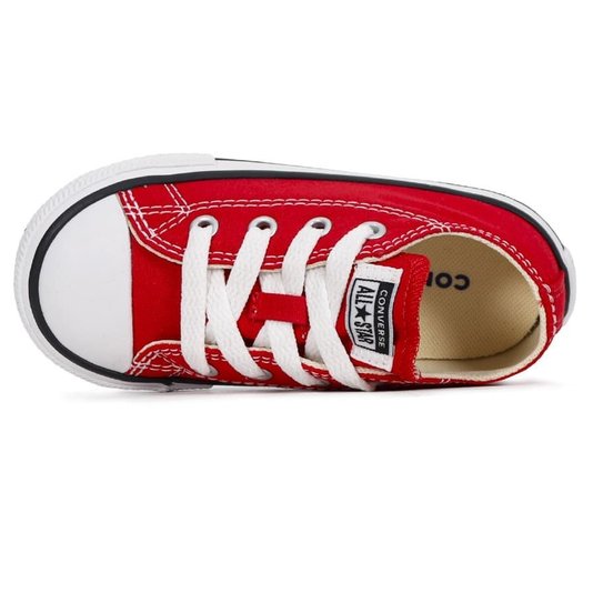 Tênis Converse Chuck Taylor All Star Infantil Vermelho/Preto/Branco