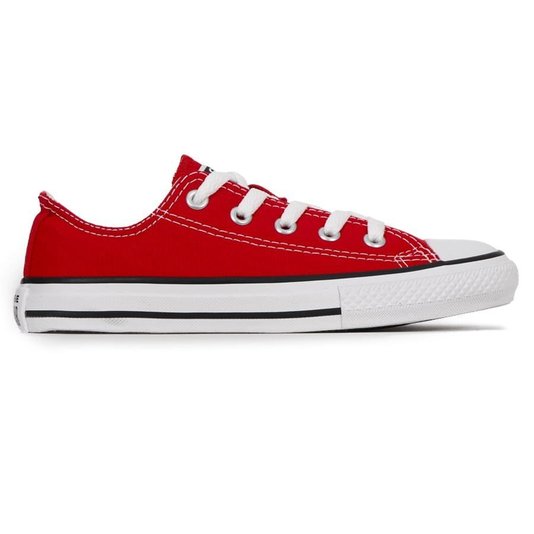 Tênis Converse Chuck Taylor All Star Vermelho/Preto/Branco